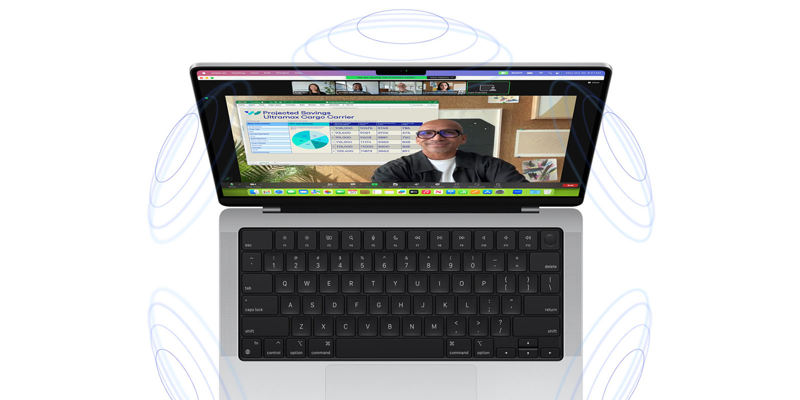 Новый компактный модуль камеры для MacBook M5 | Показан существующий MacBook Pro
