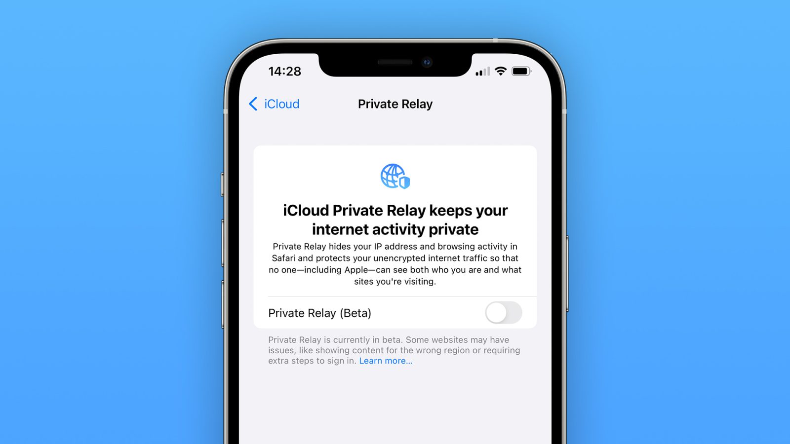 Частный ретранслятор iCloud