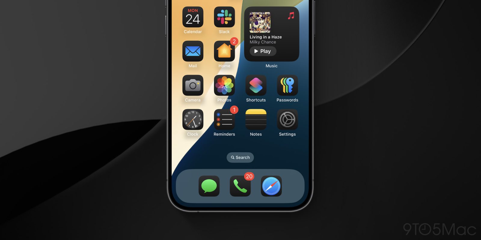 как использовать иконки приложений Dark Mode для iPhone iOS 18