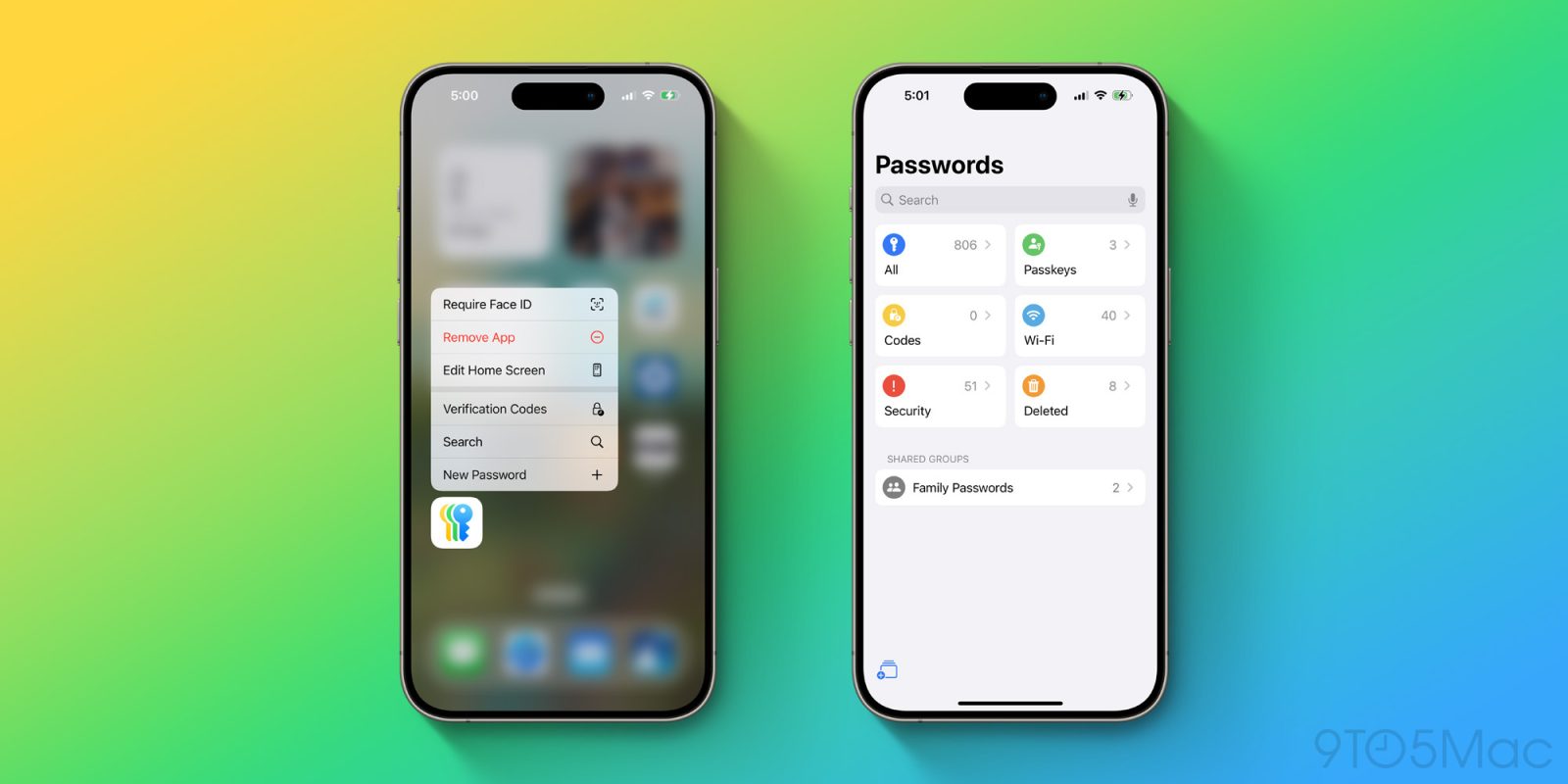 Приложение «Пароли» для iOS 18