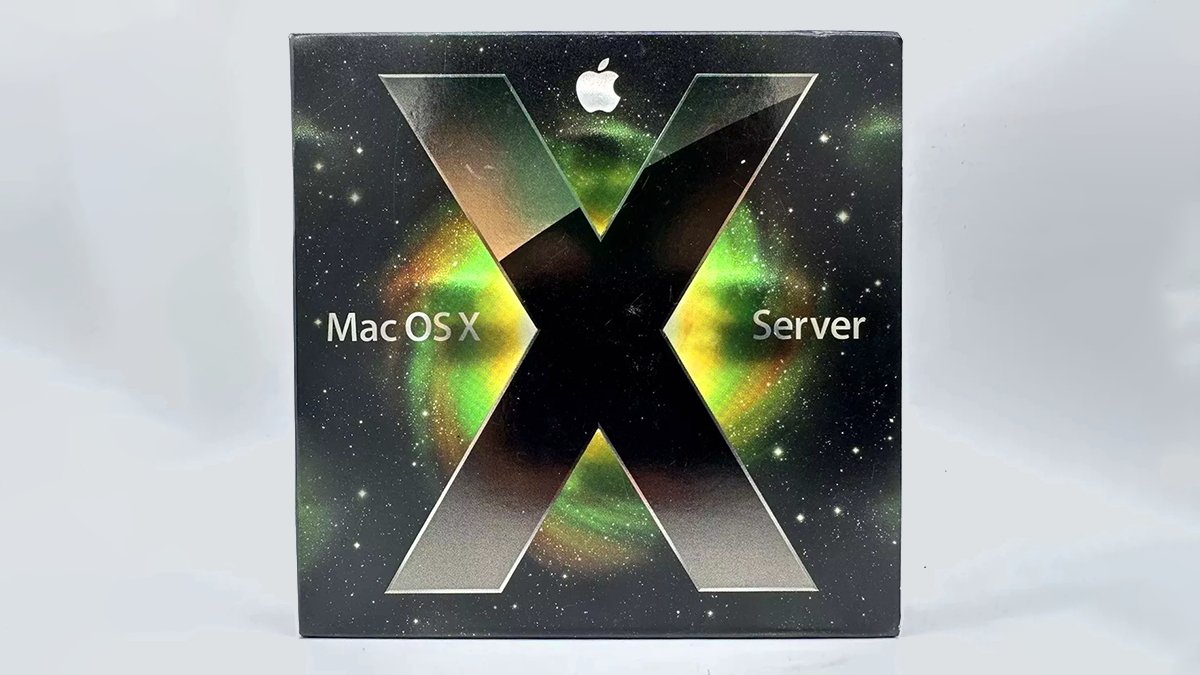 Розничная продажа Mac OS X Server.