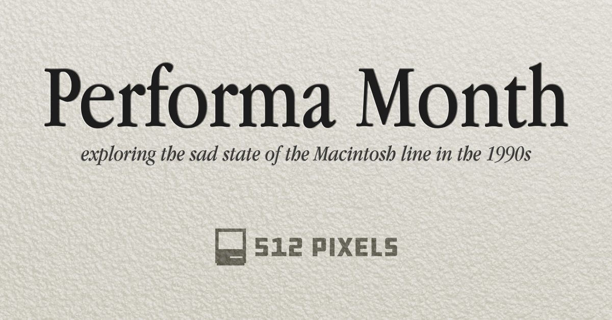 «Performa Month» исследует «печальное состояние линейки Macintosh в 1990-х годах»