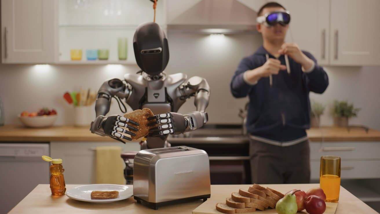Nvidia создает инструменты для управления роботами с помощью Apple Vision Pro