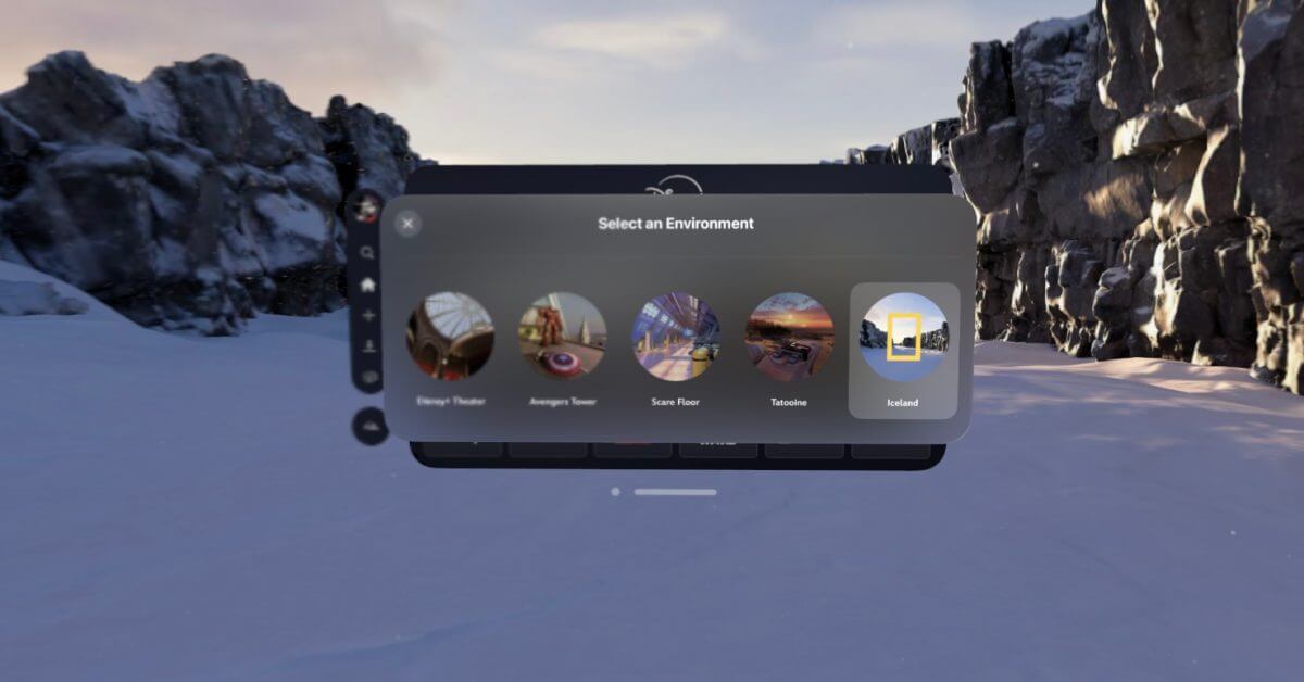 Disney+ добавляет пятую среду погружения для Apple Vision Pro