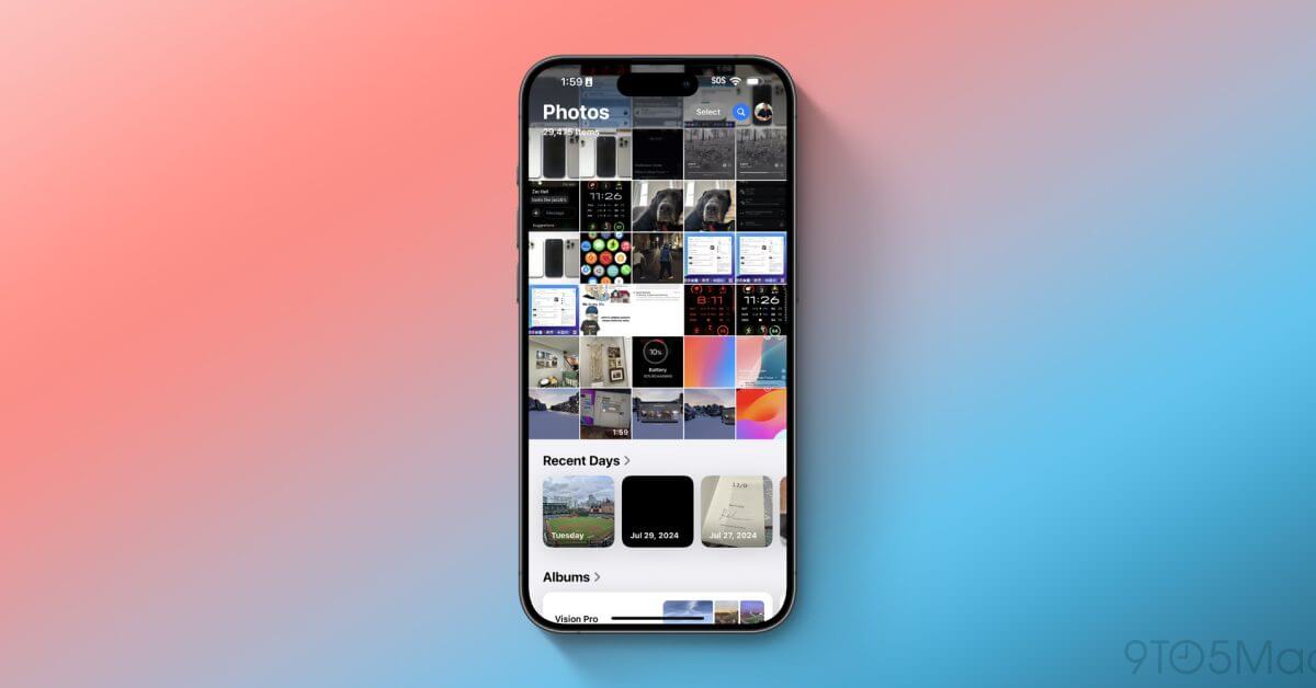 Apple удаляет карусель в приложении «Фото» в рамках изменений, основанных на отзывах о бета-версии iOS 18