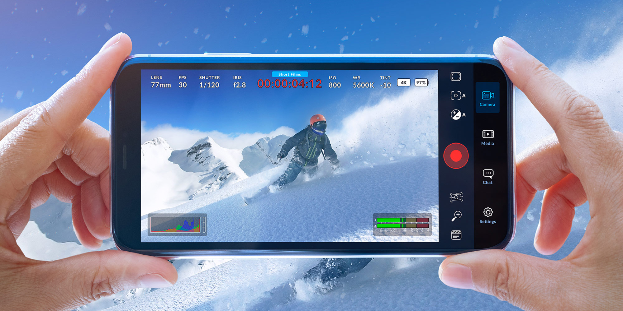 Приложение Blackmagic Camera