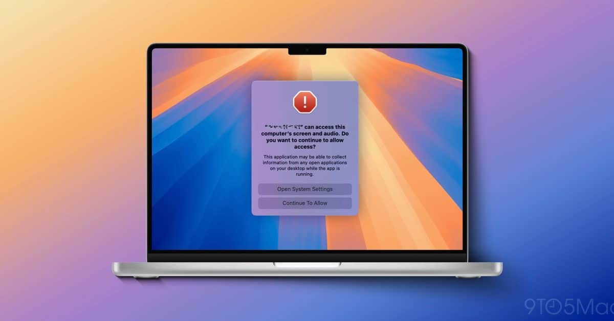 macOS Sequoia добавляет еженедельный запрос разрешения для приложений создания снимков экрана и записи экрана