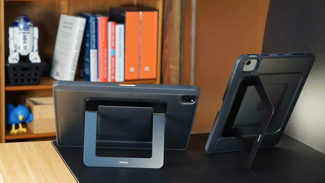 Чехол Torras Ostand для iPad обеспечивает защиту и две подставки