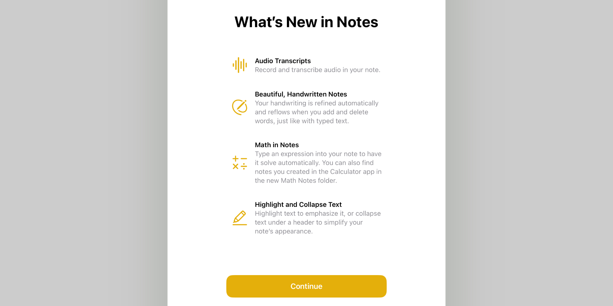 Apple Notes iOS 18 Что нового