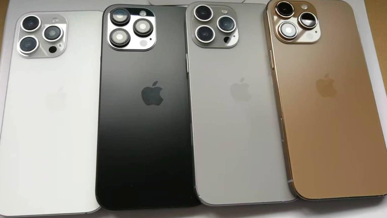 Утечка показывает слухи о бронзовом титановом iPhone 16 Pro