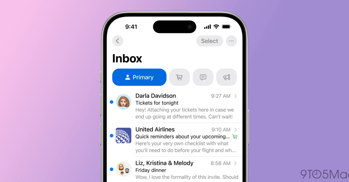 Почта в iOS 18: семь новых функций, которые появятся в этом году