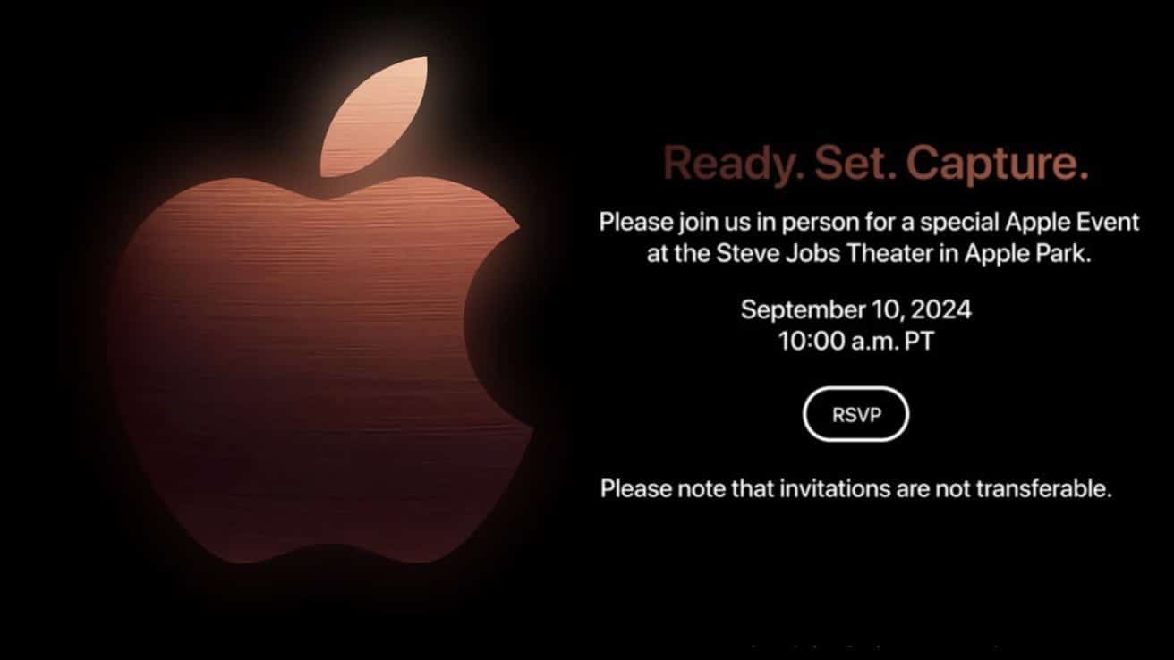 Приглашение на мероприятие Apple сомнительного качества опирается на слухи о бронзовом iPhone 16 Pro