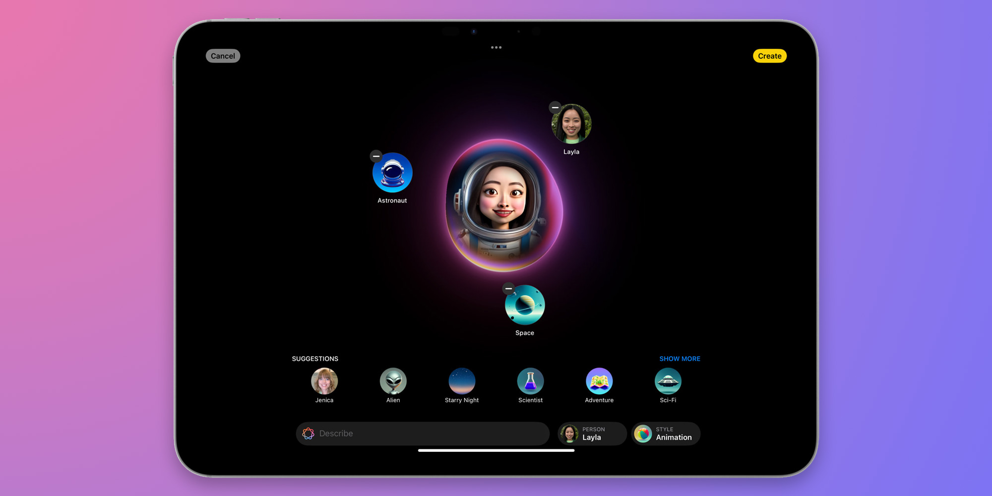 Площадка для изображений Apple iOS 18
