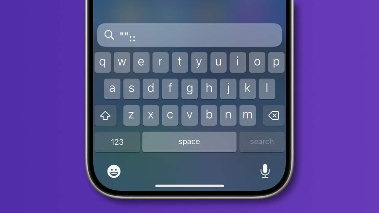 Ошибка iPhone приводит к сбою поиска с четырьмя символами