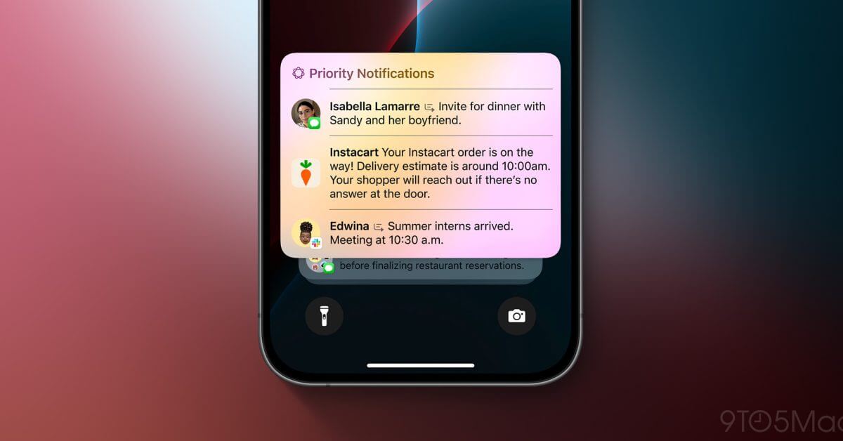 Уведомления в iOS 18.1 могут стать революционной функцией Apple Intelligence