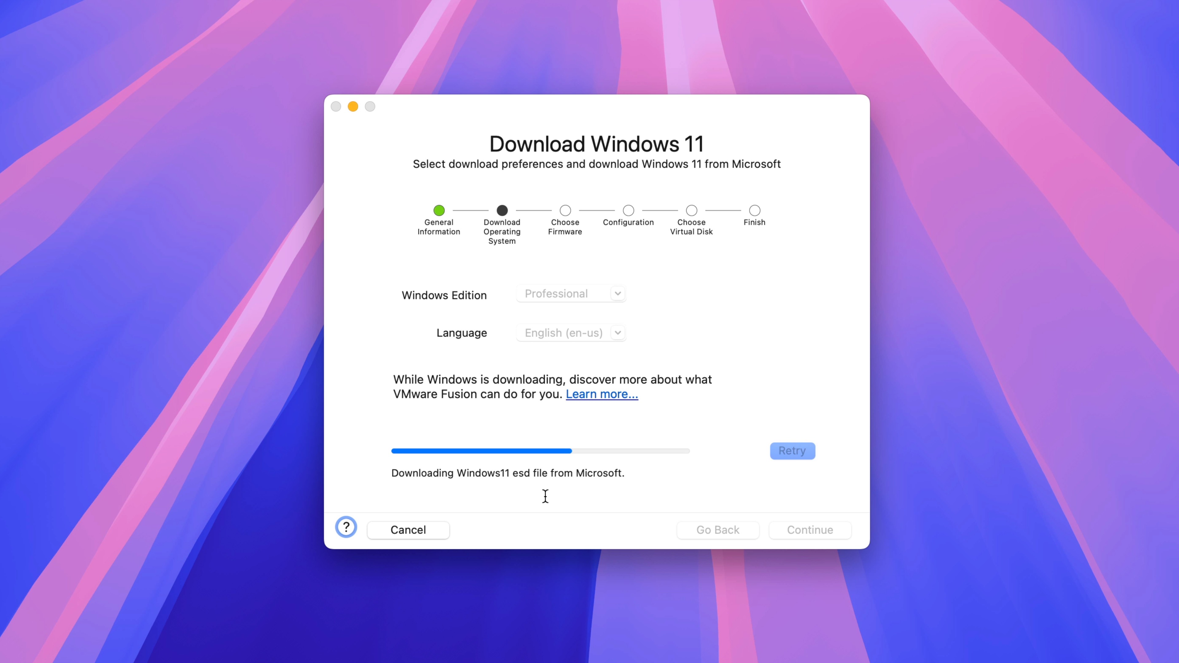 Windows 11 на Mac с VMware Fusion Pro бесплатно - Загрузить Windows 11