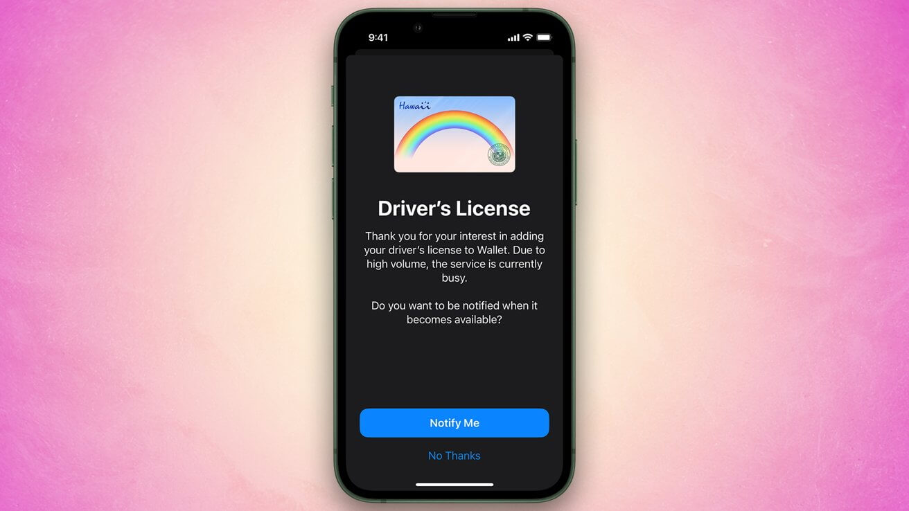 Apple внедряет поддержку удостоверений личности на Гавайях