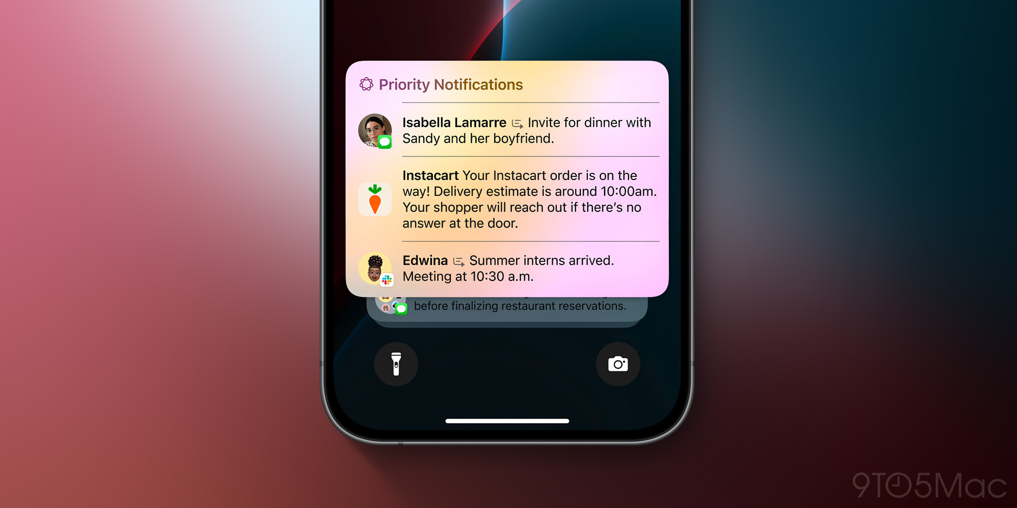 Сводки уведомлений в iOS 18.1