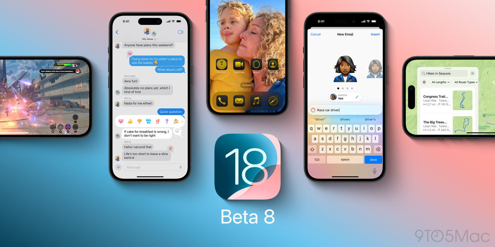 iOS 18 бета 8