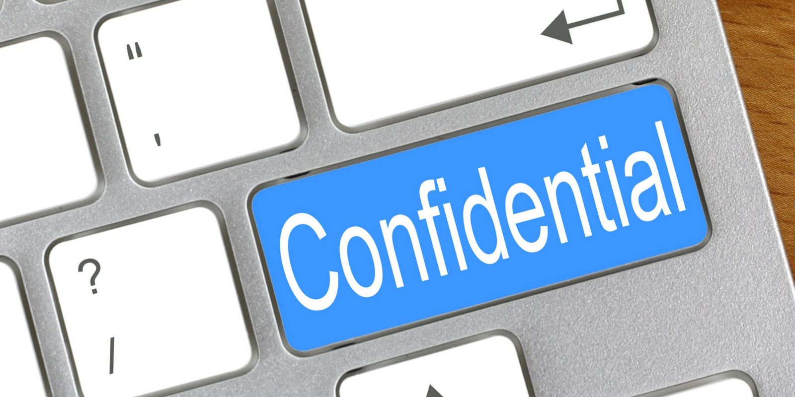 Конфиденциальные данные Apple раскрыты в антимонопольных отчетах | Клавиатура Apple с клавишей «Конфиденциально»
