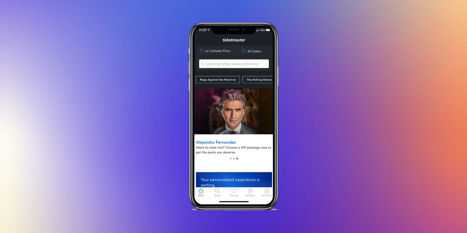 Действия Ticketmaster SafeTix были намеренно антиконкурентными | Приложение показано на iPhone