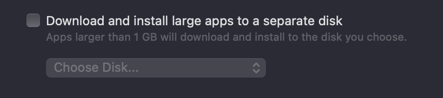 Настройки App Store для macOS 15.1