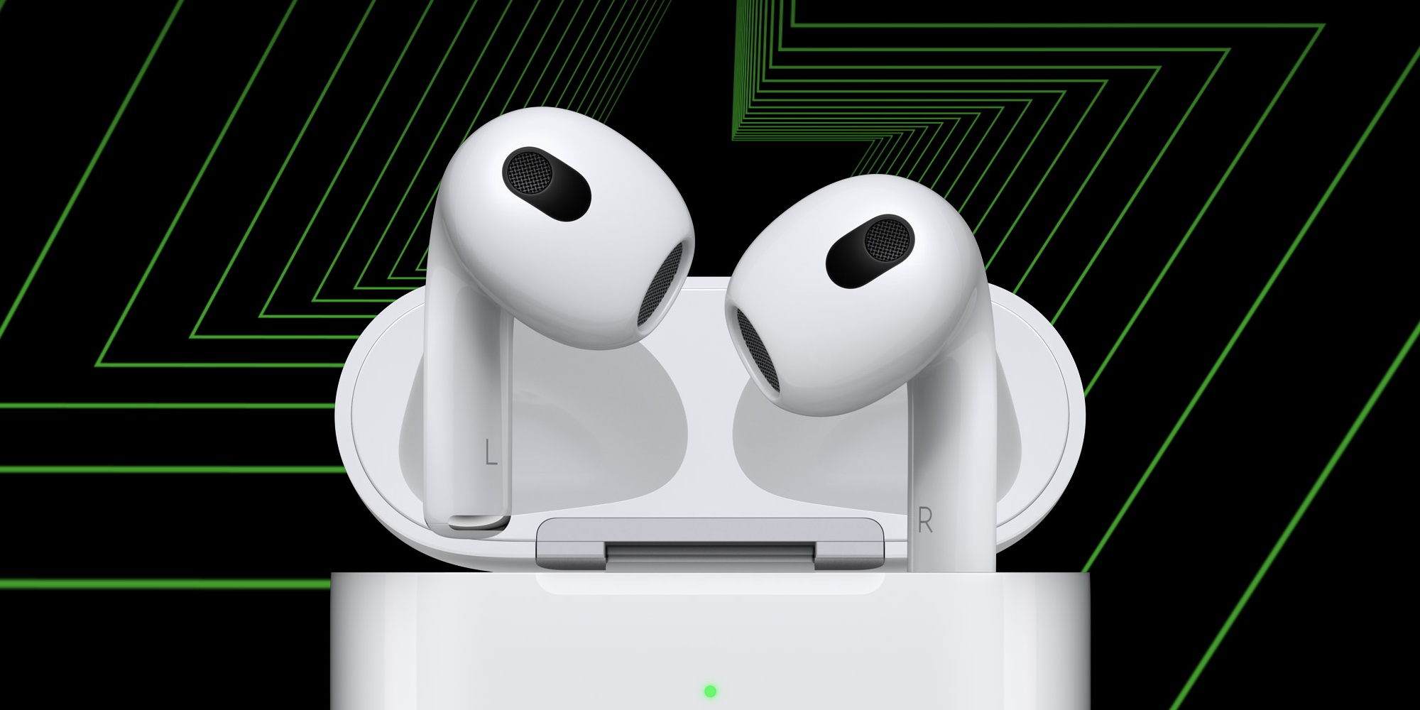Премиальная модель AirPods 4 (показаны AirPods 3)