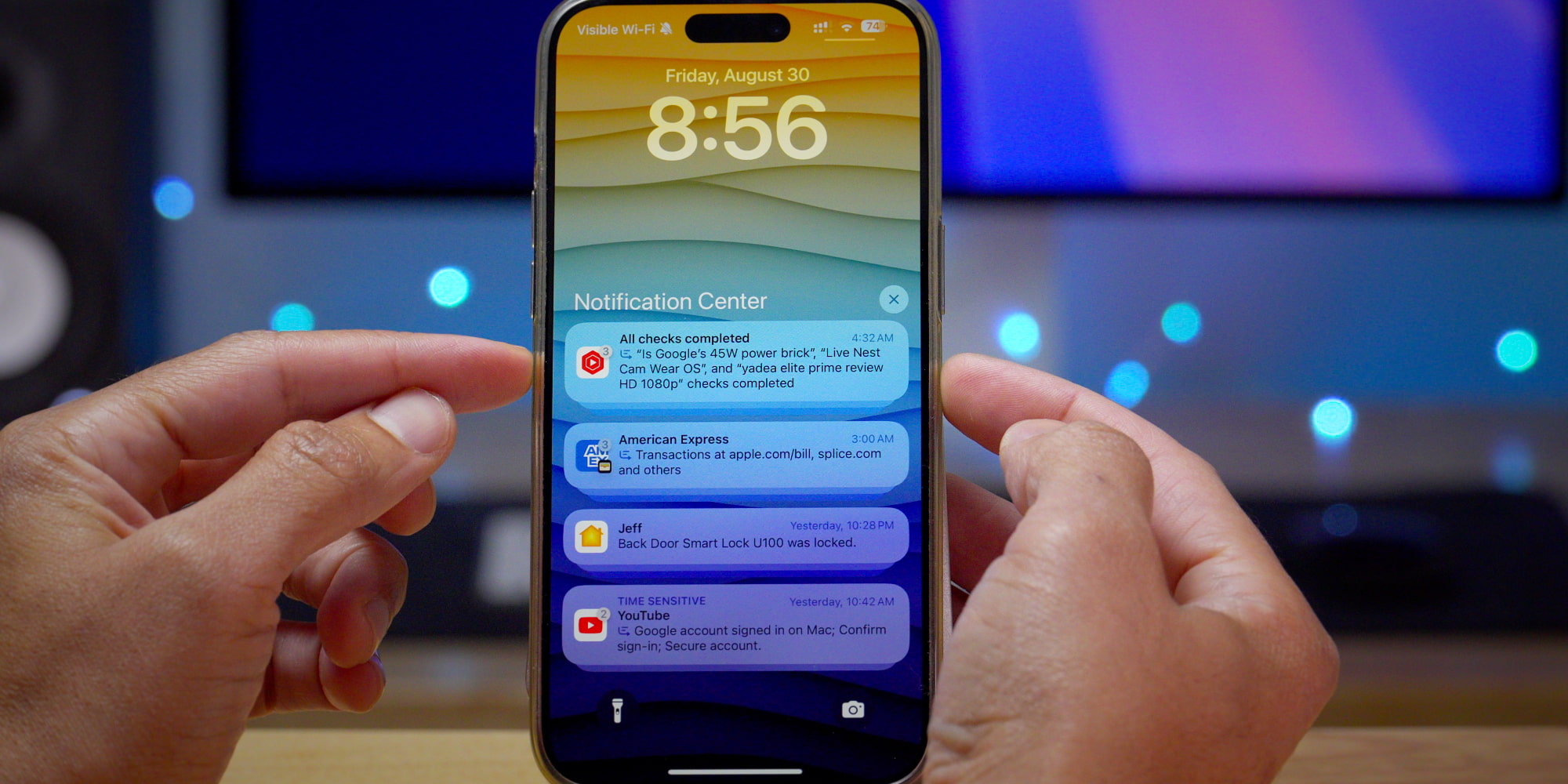 Сводки уведомлений Apple Intelligence