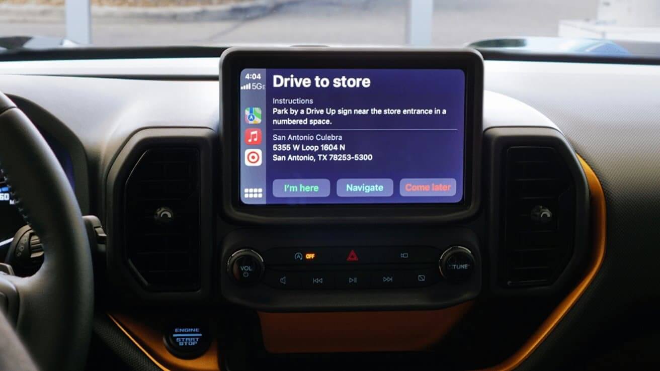 CarPlay теперь работает с приложением Target