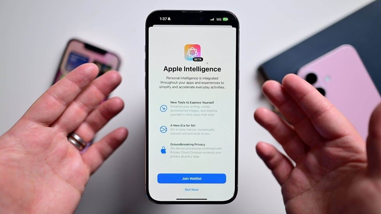 Функции обработки изображений Apple Intelligence отложены до iOS 18.2