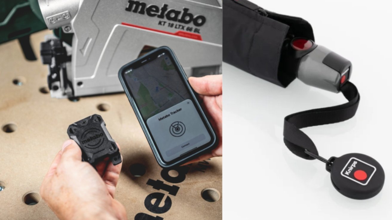 Новая функция Find My от Metabo в виде маленькой черной карточки