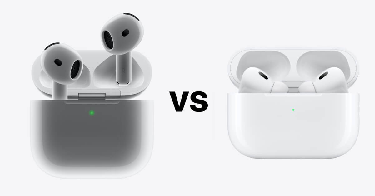 AirPods 4 против AirPods Pro: вот все различия