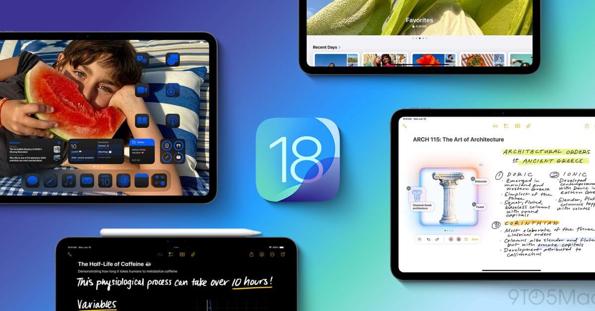 Дата выхода iPadOS 18 назначена на 16 сентября