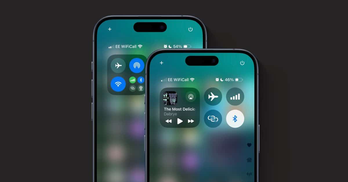 Как добавить переключатель Bluetooth в Пункт управления на iPhone