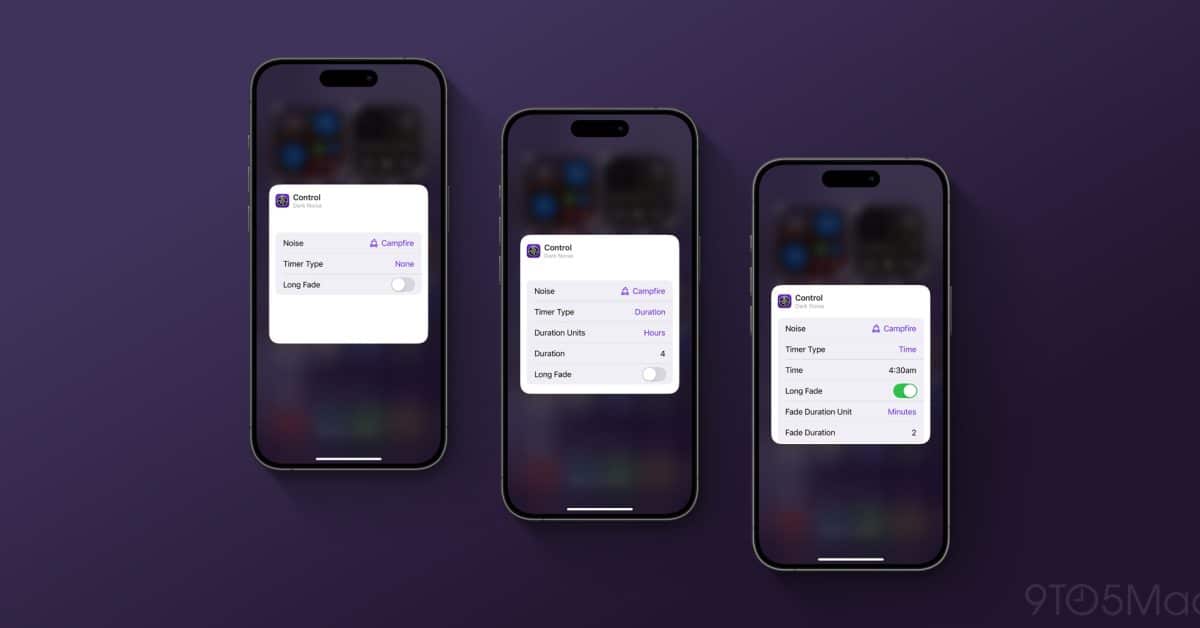 Dark Noise добавляет виджеты Пункта управления и новые иконки для iOS 18