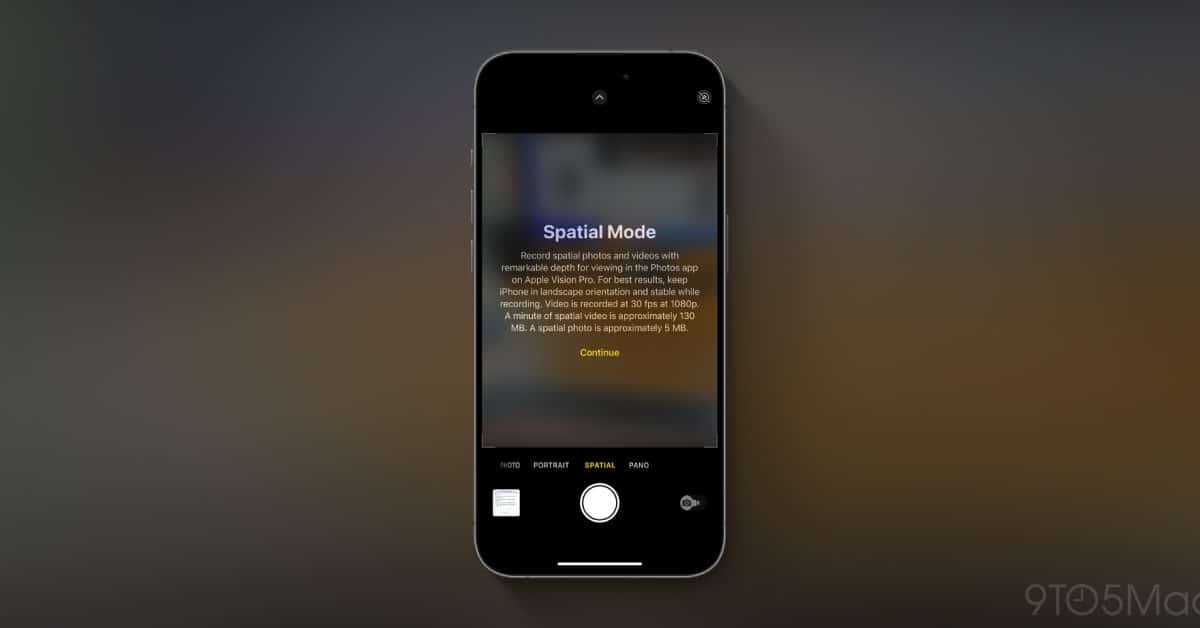 iOS 18.1 обеспечивает пространственную фотосъемку на iPhone 15 Pro