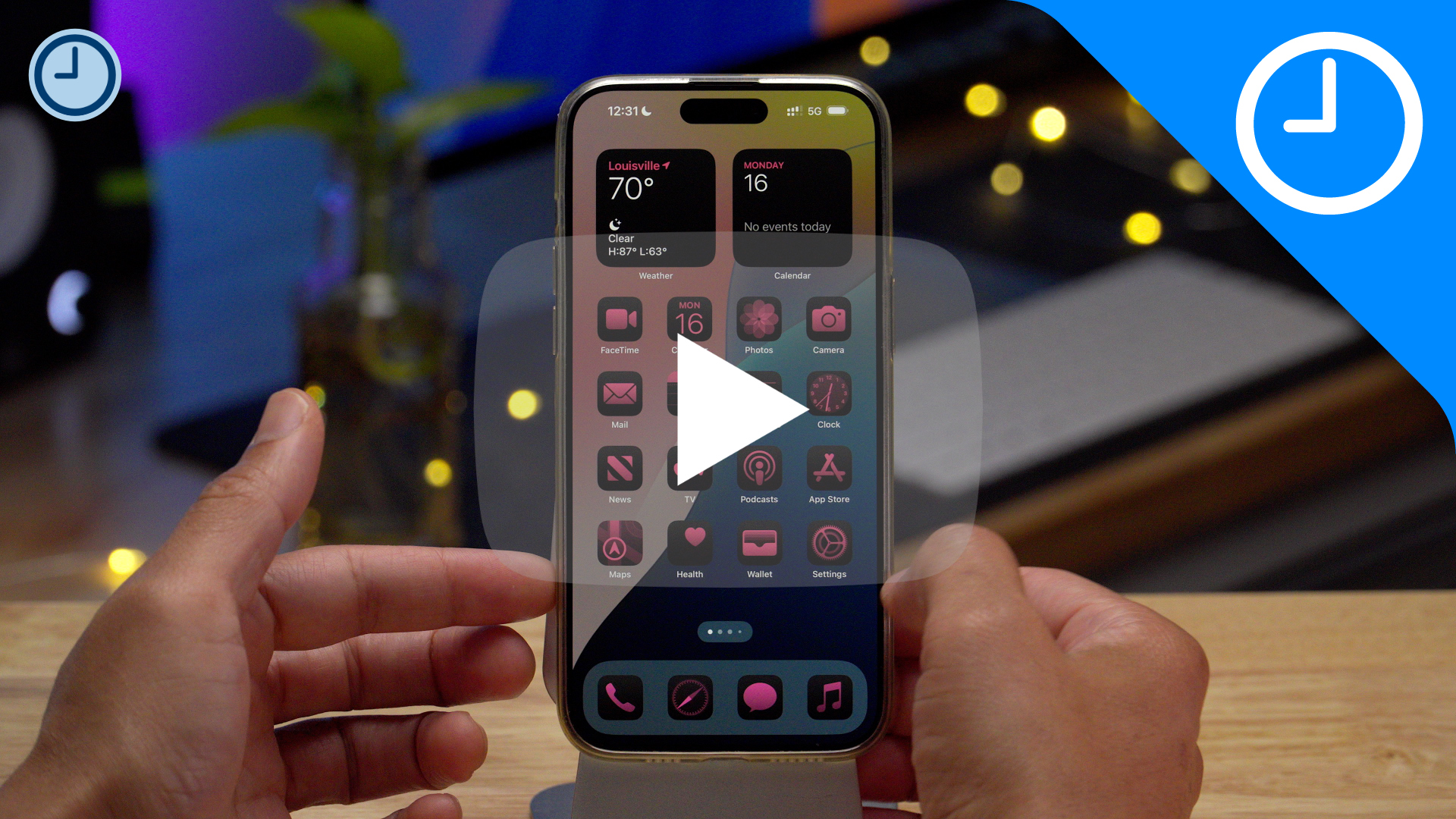 Основные функции iOS 18 — миниатюра главного экрана