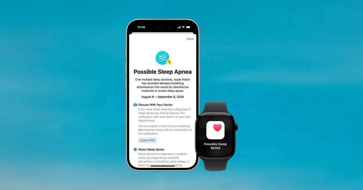 Apple рассказывает, как работает функция обнаружения апноэ во сне на основе акселерометра в Apple Watch