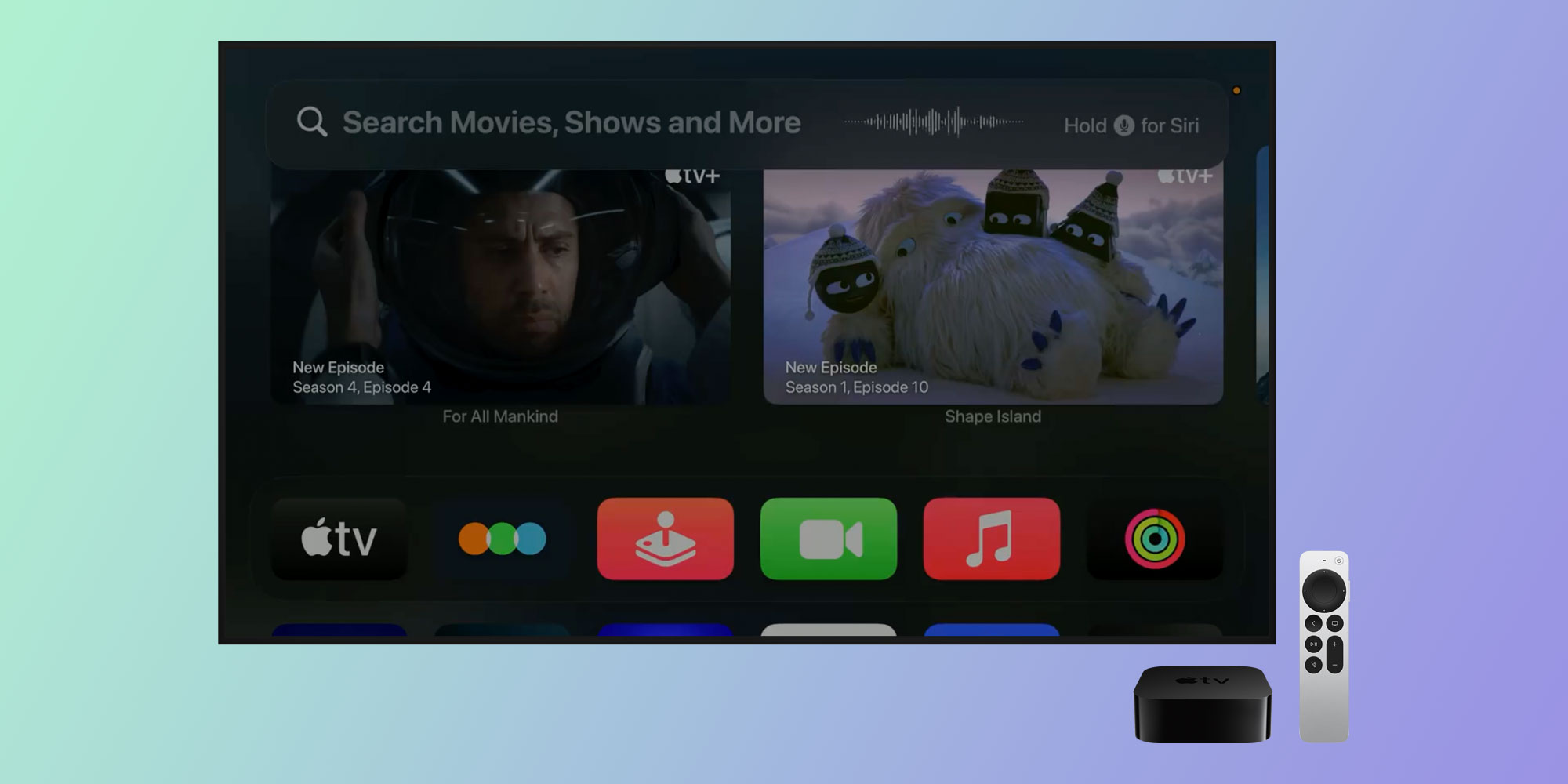 tvOS 17.2 изменяет поведение кнопки Siri на пульте Apple TV Remote