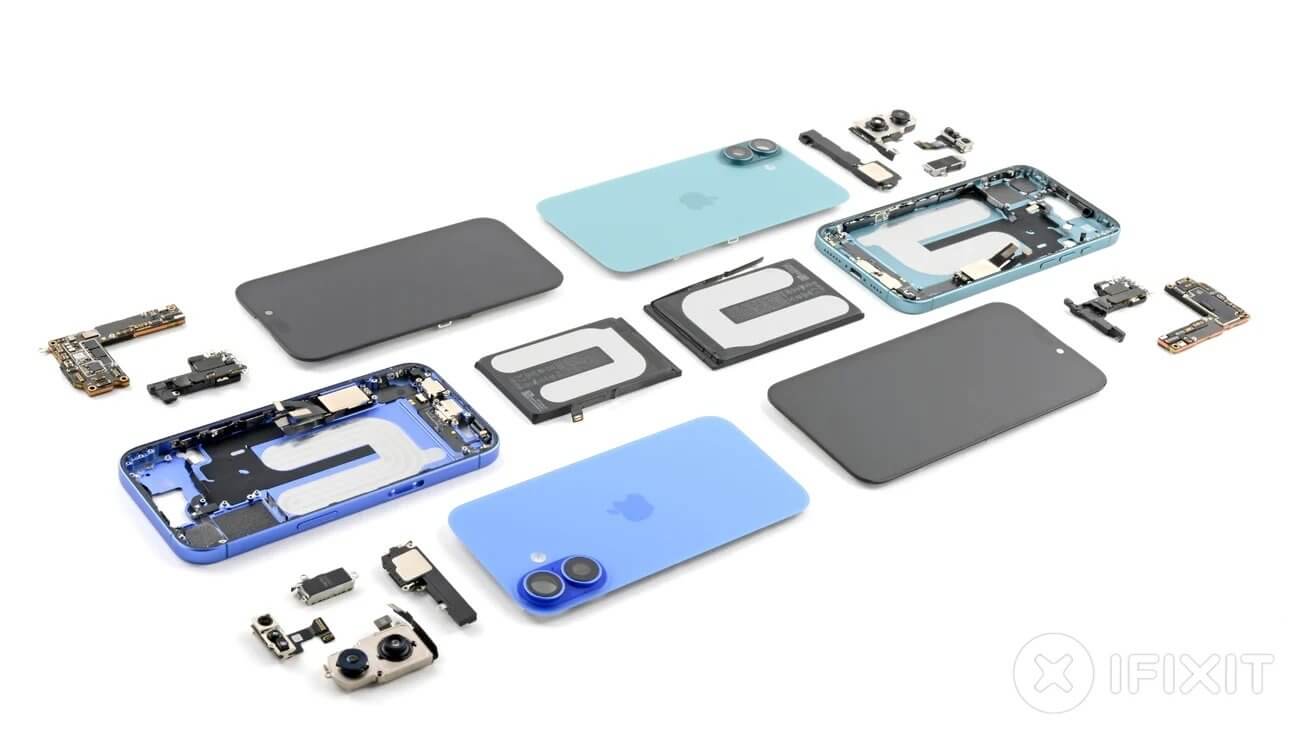 iFixit присудил iPhone 16 самую высокую оценку ремонтопригодности за всю историю