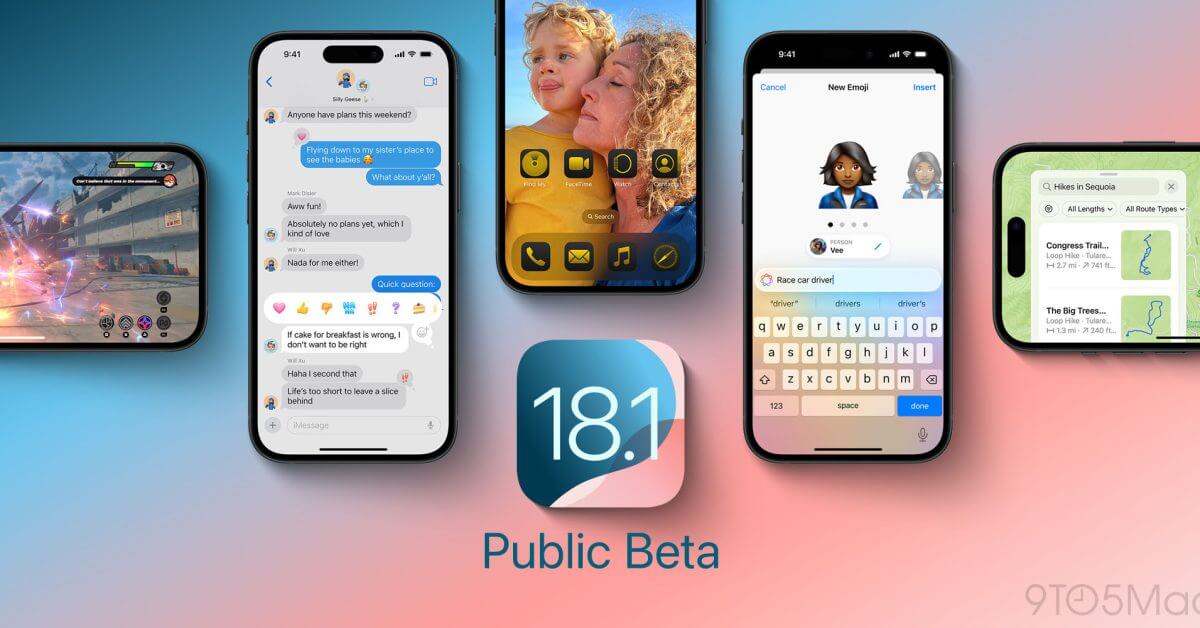 iOS 18.1 public beta 2 уже доступна, вот что нового