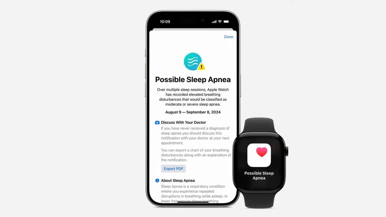Apple Watch могут обнаружить апноэ во сне