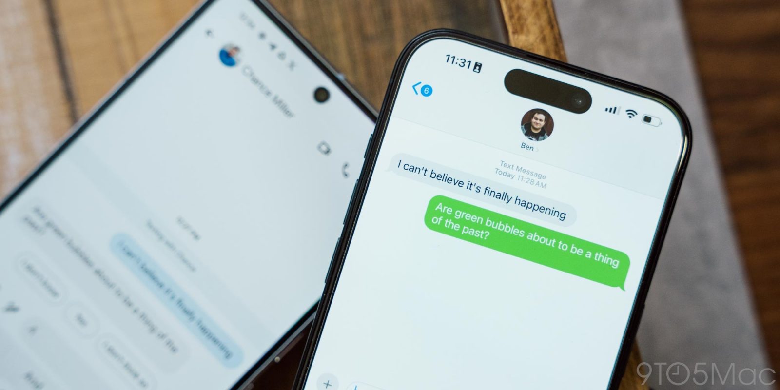 Пузыри Apple RCS