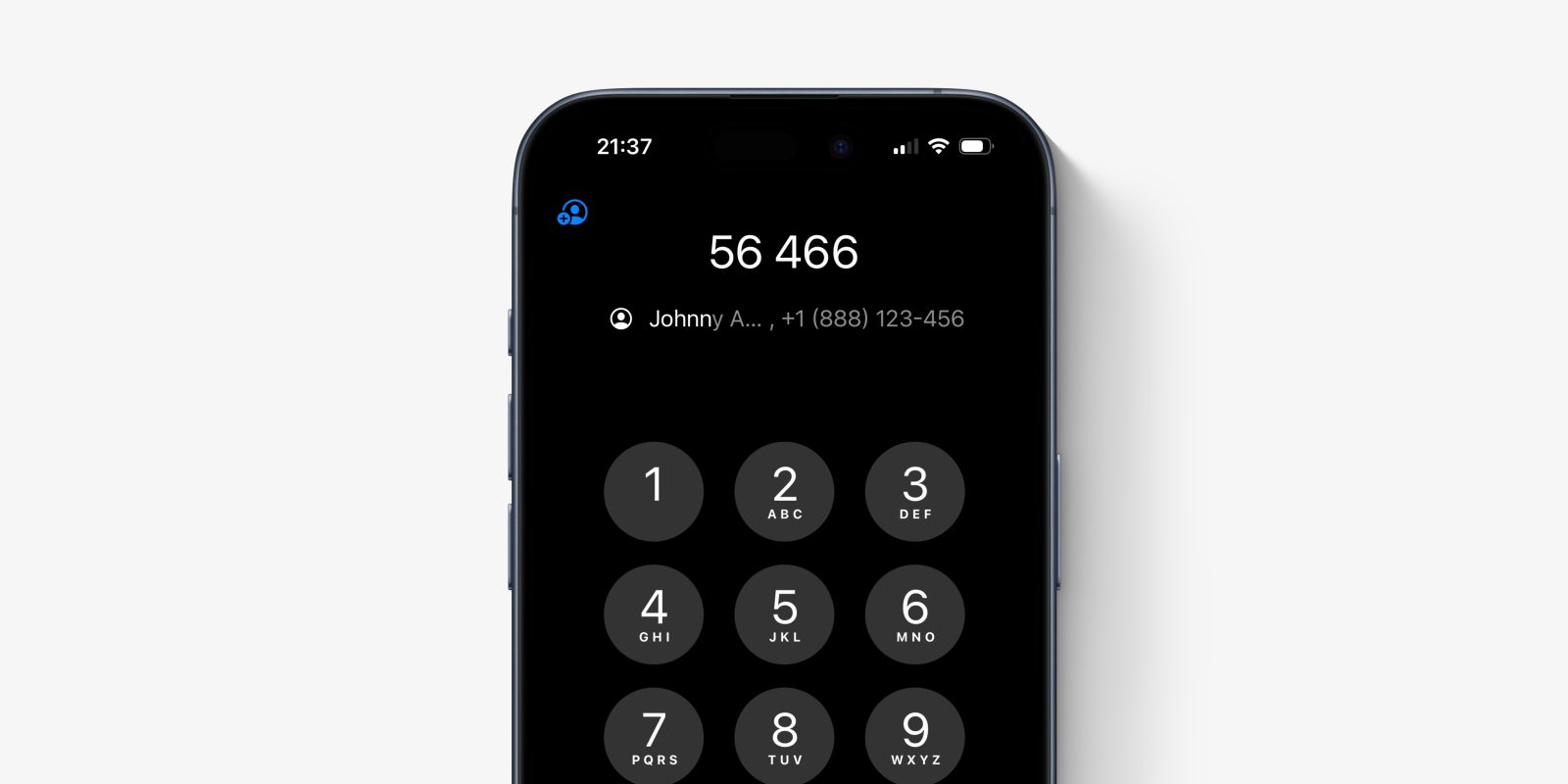 Набор номера T9 на iOS 18