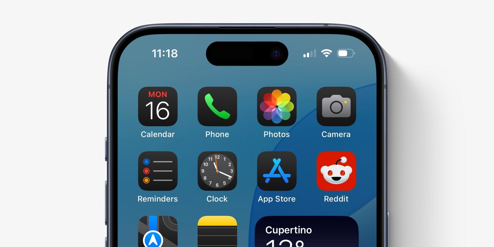 Темные значки приложений iOS 18