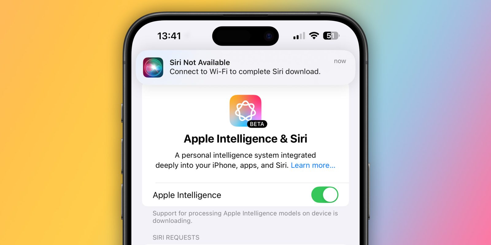PSA: Siri в настоящее время не работает у некоторых пользователей iOS 18.1 beta