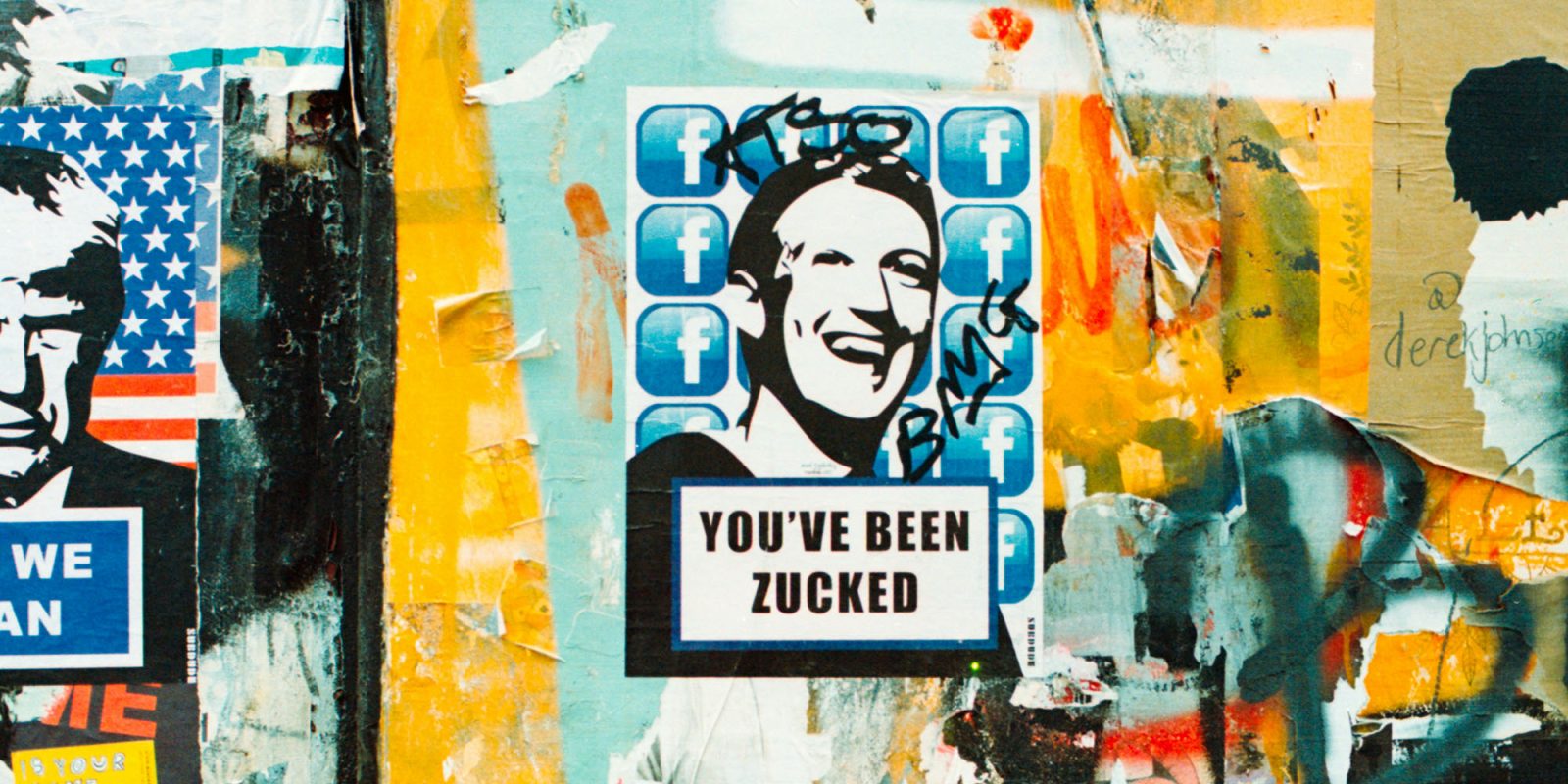 Facebook собирает ваши данные из тысяч компаний | Коллаж изображений с текстом: Вас обманули