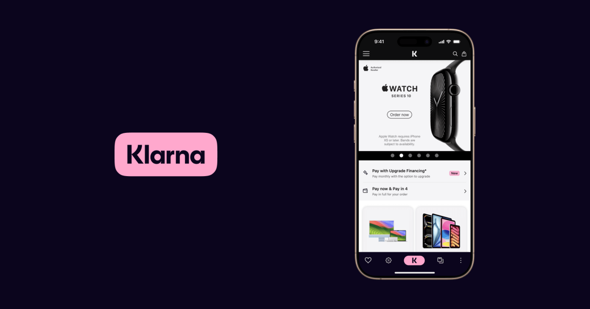Klarna становится официальным реселлером Apple с вариантами оплаты и планами обновления