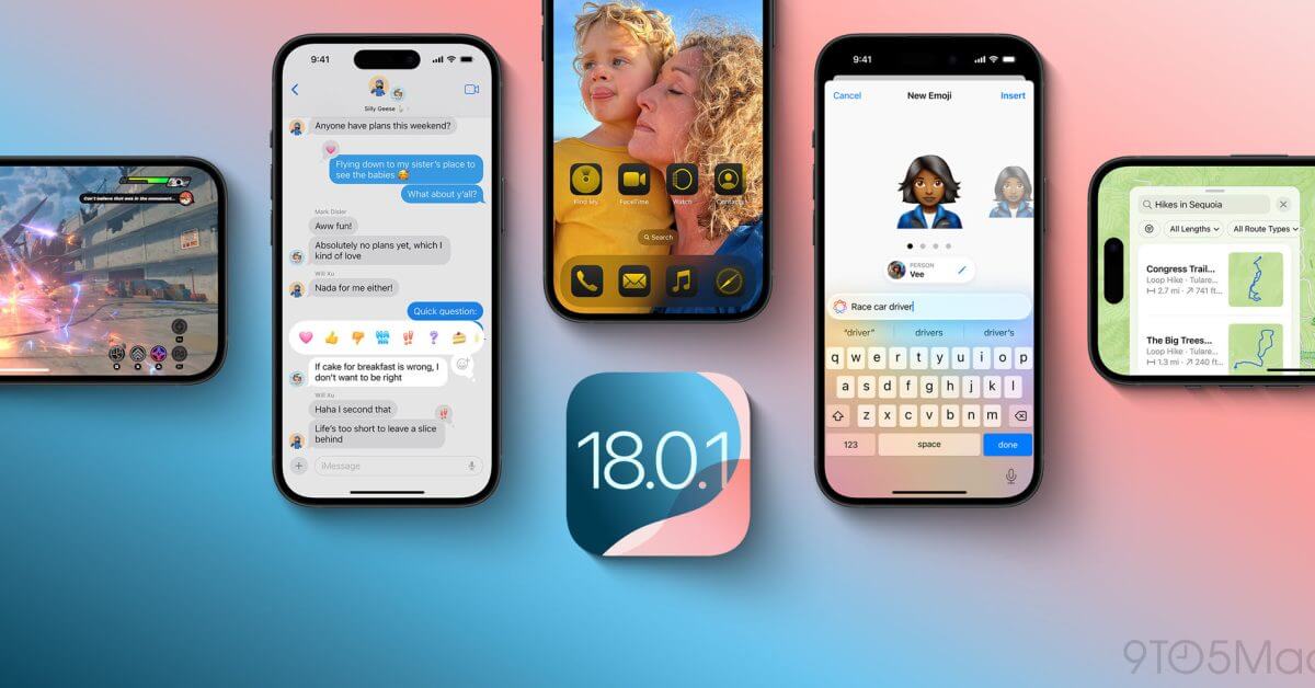 Скоро выйдет iOS 18.0.1 с исправлениями ошибок iPhone и iPad [Update]