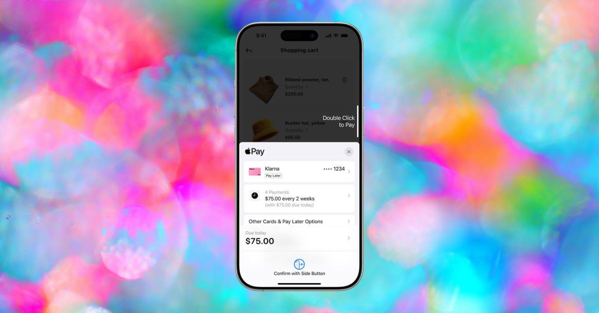 Дополнительные варианты рассрочки Apple Pay и видимый баланс PayPal